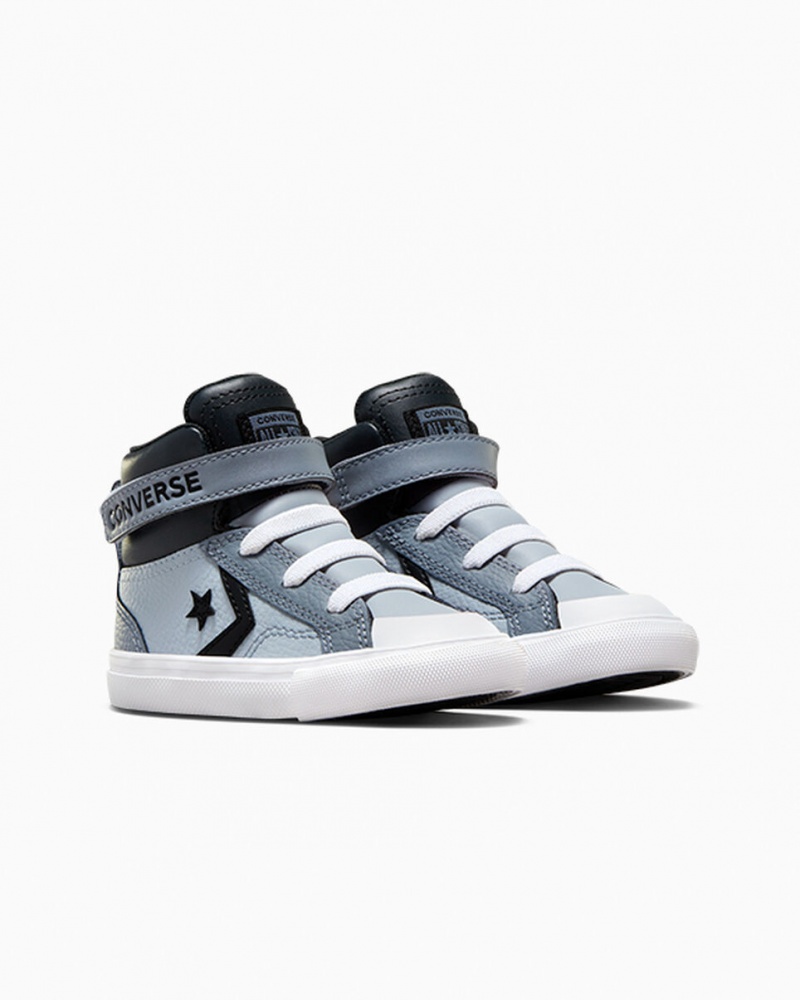 Converse Pro Blaze Alças Couro Prateadas Pretas Branco | 6318-AVPGM