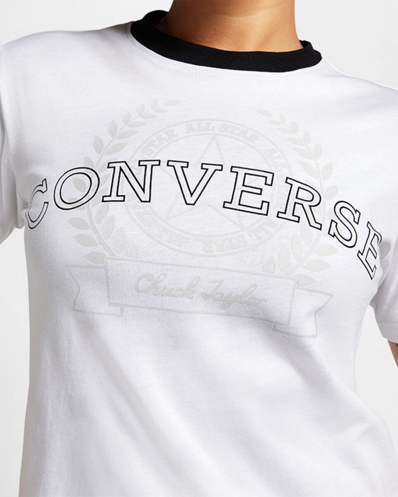 Converse Retro Chuck Taylor T-Shirt Branco | 1578-IESRF