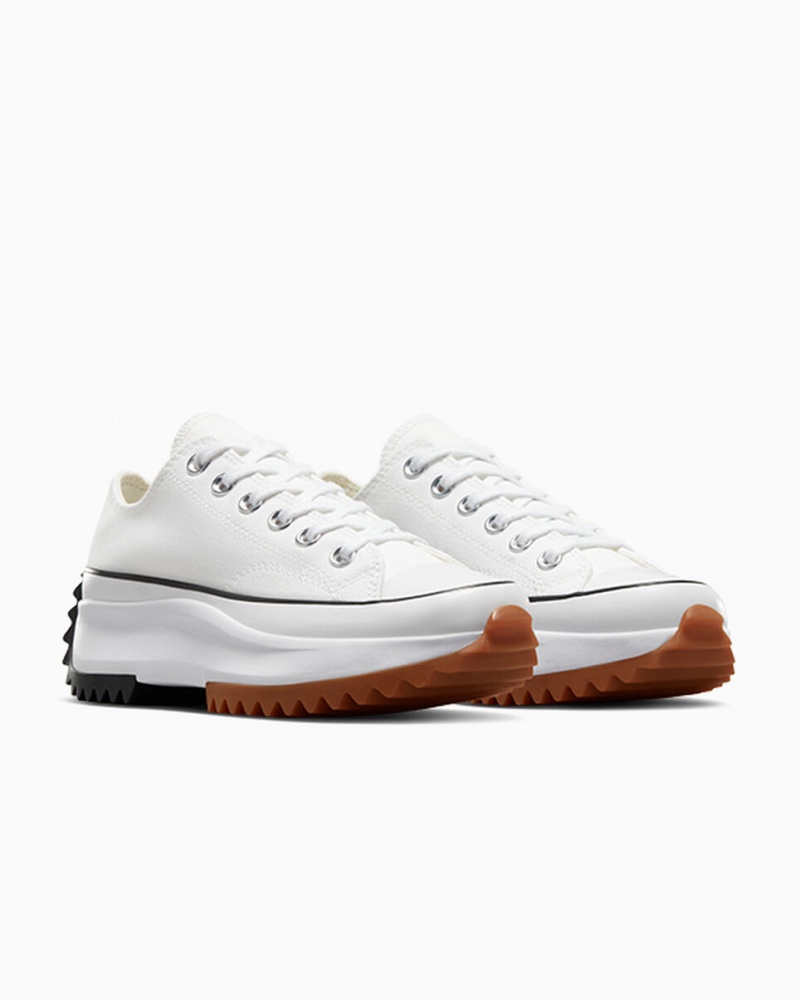 Converse Run Star Hike Plataforma Branco Pretas | 6387-OHIBZ