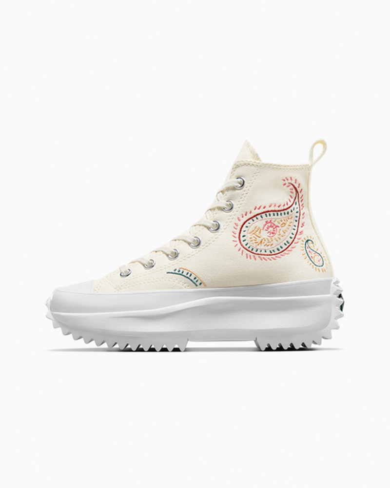 Converse Run Star Hike Plataforma Crafted Vermelhas Branco | 2391-QIEPK