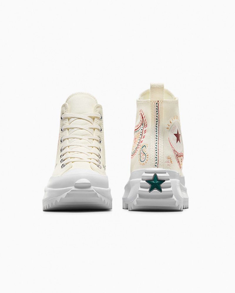 Converse Run Star Hike Plataforma Crafted Vermelhas Branco | 2391-QIEPK