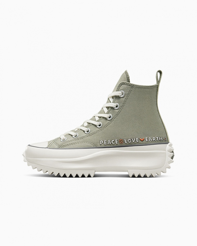 Converse Run Star Hike Plataforma Embroidery Luz | 5361-YHXGO