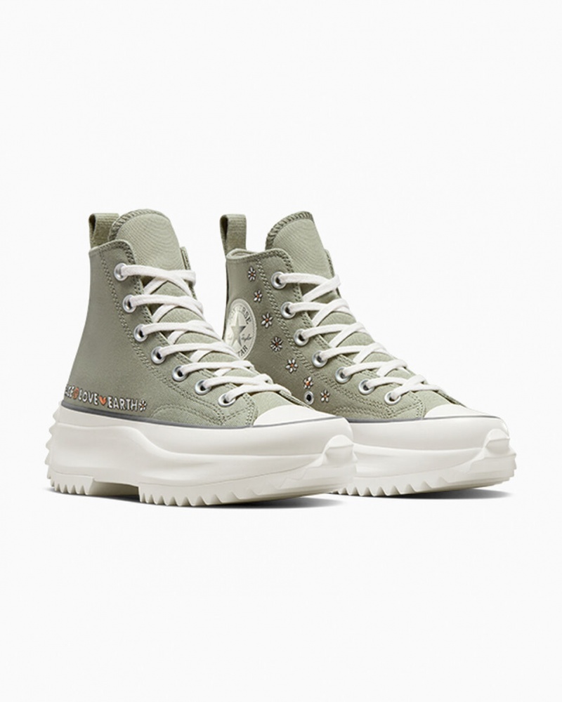 Converse Run Star Hike Plataforma Embroidery Luz | 5361-YHXGO