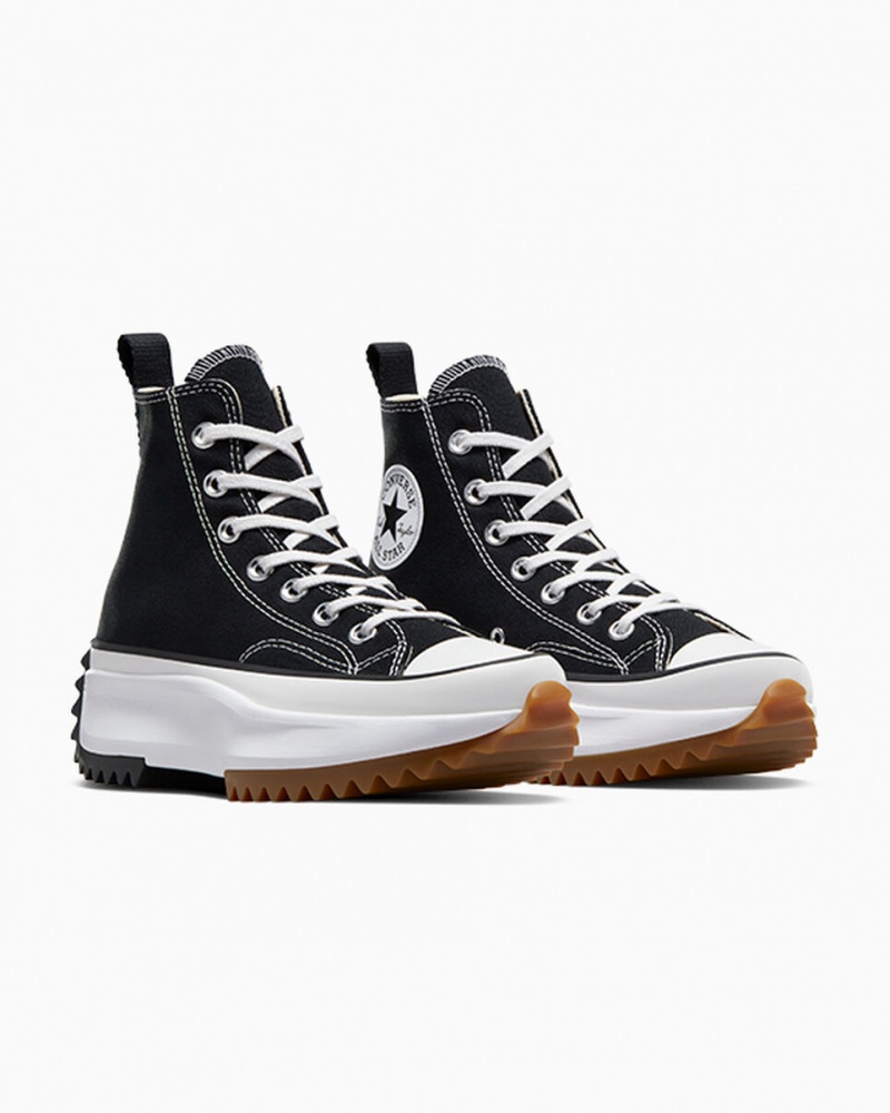 Converse Run Star Hike Plataforma Pretas Branco | 3526-TKRUD