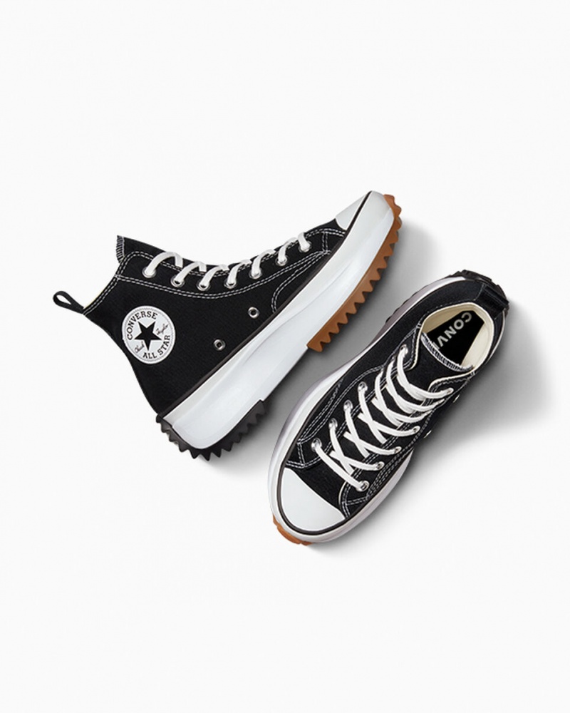 Converse Run Star Hike Plataforma Pretas Branco | 0187-RPCUS