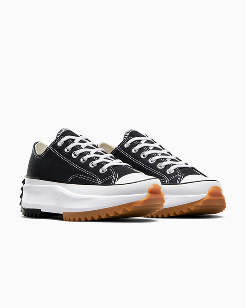 Converse Run Star Hike Plataforma Pretas Branco | 8603-XPAHQ