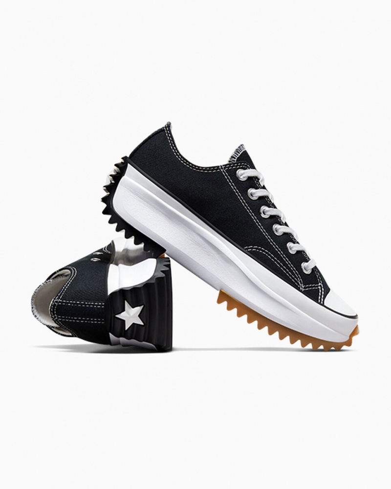 Converse Run Star Hike Plataforma Pretas Branco | 8603-XPAHQ