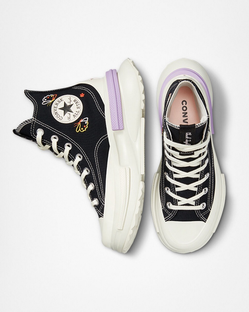 Converse Run Star Legacy CX Plataforma Butterfly Wings Pretas | 0932-VSECR