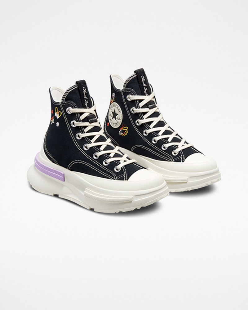 Converse Run Star Legacy CX Plataforma Butterfly Wings Pretas | 0932-VSECR