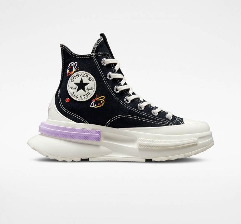 Converse Run Star Legacy CX Plataforma Butterfly Wings Pretas | 0932-VSECR