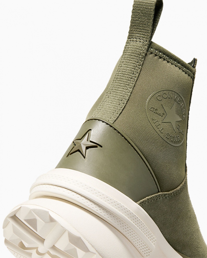 Converse Run Star Legacy Chelsea CX Plataforma Camurça Utility / Egret / Egret | 3645-MQLYJ