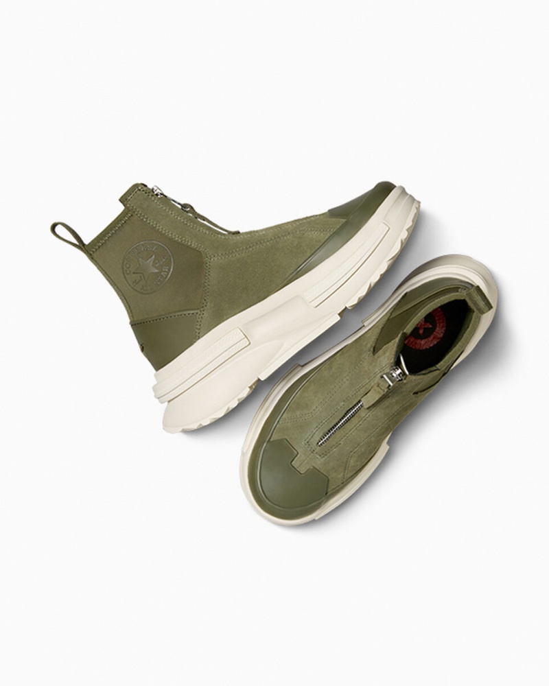 Converse Run Star Legacy Chelsea CX Plataforma Camurça Utility / Egret / Egret | 3645-MQLYJ