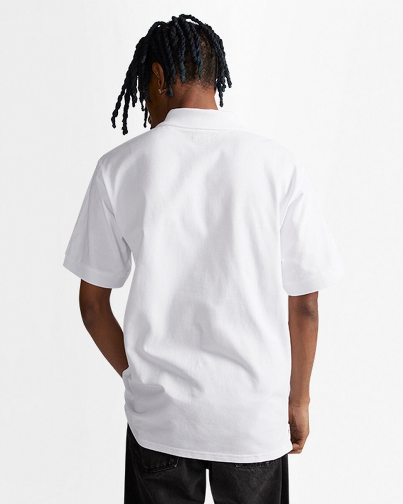 Converse Shoe Patch Polo Shirt Branco | 0548-ZUVWY