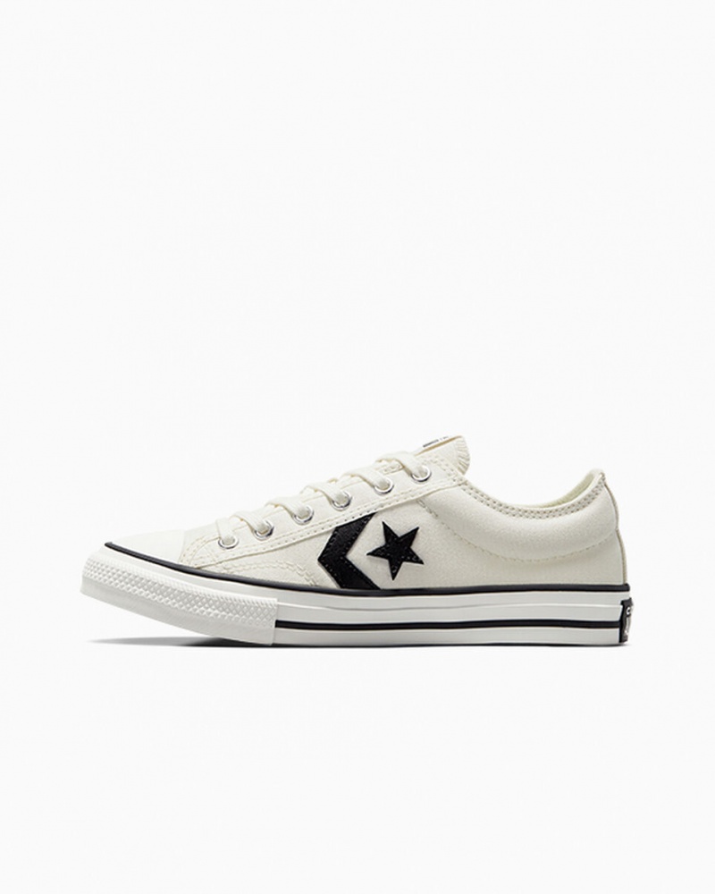 Converse Star Player 76 Branco Pretas | 0654-MJZRD