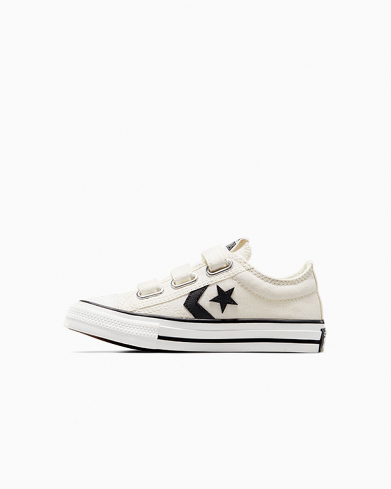 Converse Star Player 76 Easy-On Branco Pretas | 4375-YXRIK