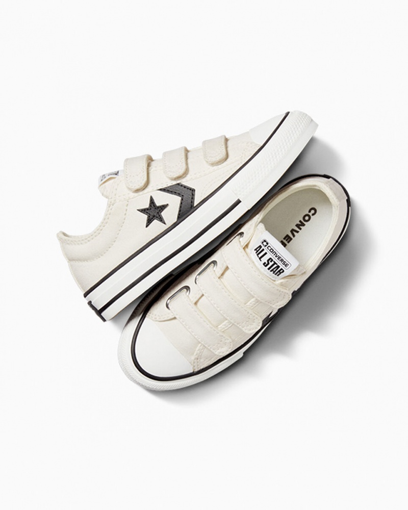 Converse Star Player 76 Easy-On Branco Pretas | 4375-YXRIK