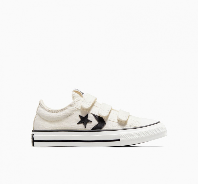 Converse Star Player 76 Easy-On Branco Pretas | 4375-YXRIK