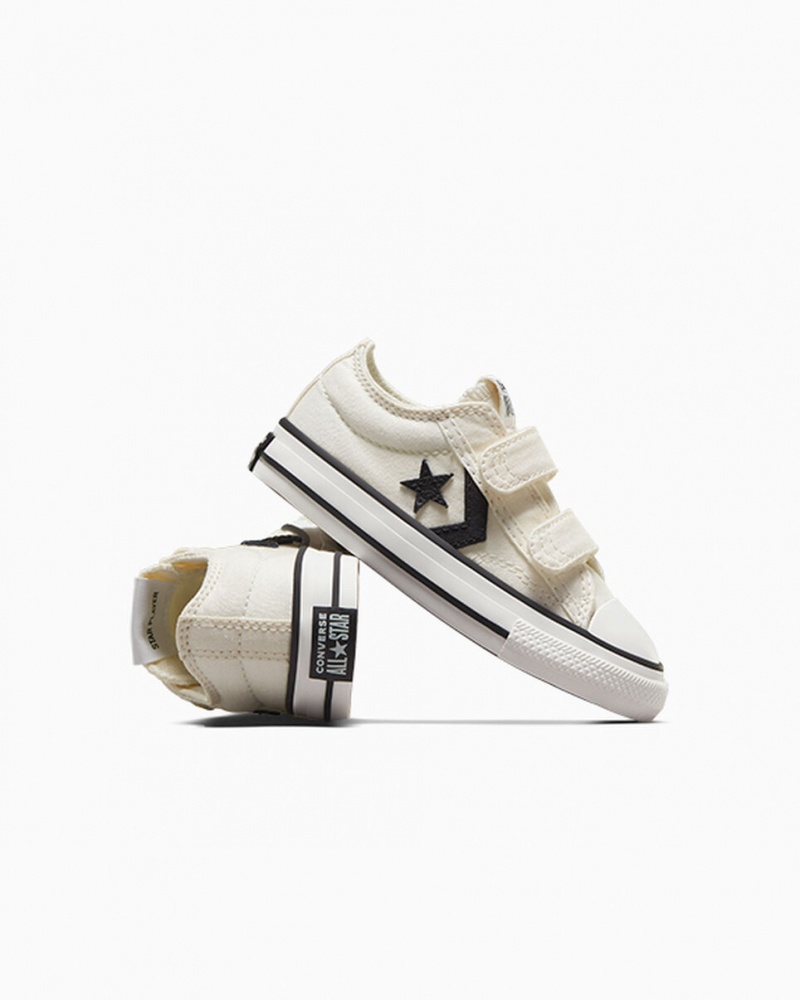 Converse Star Player 76 Easy-On Branco Pretas | 2180-IQPRM