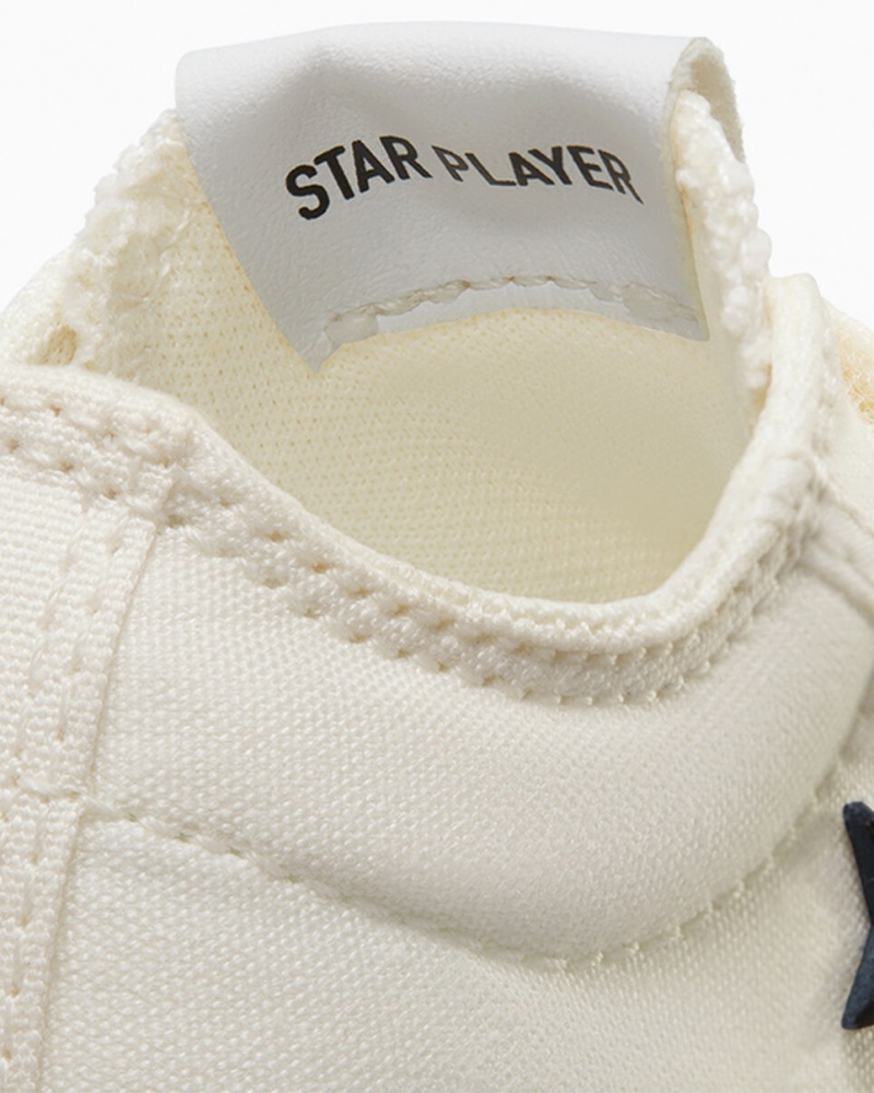 Converse Star Player 76 Easy-On Branco Pretas | 2180-IQPRM