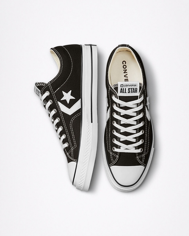 Converse Star Player 76 Pretas Branco Pretas | 5263-KZQUW