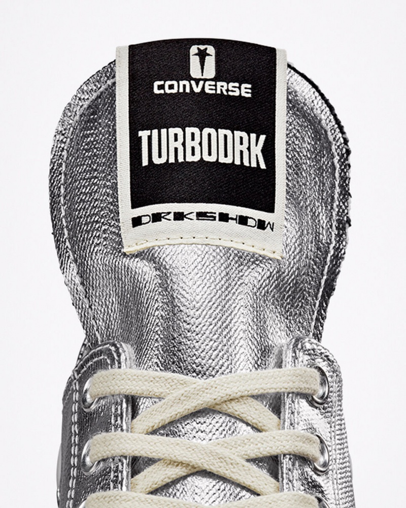 Converse TURBODRK Chuck 70 Prateadas Pretas | 9246-LVJKC